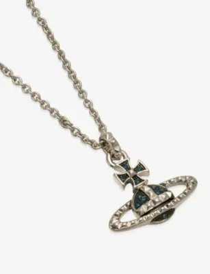 VIVIENNE WESTWOOD Mayfair Bas Relief Brass Pendant Necklace detail 3
