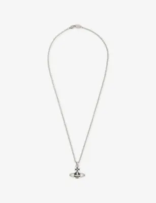 VIVIENNE WESTWOOD Mayfair Bas Relief Brass Pendant Necklace
