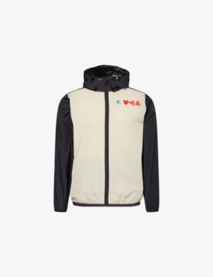 COMME DES GARCONS PLAY Comme des Garçons PLAY x K-Way Unisex Nylon Jacket - BEIGE/BLACK