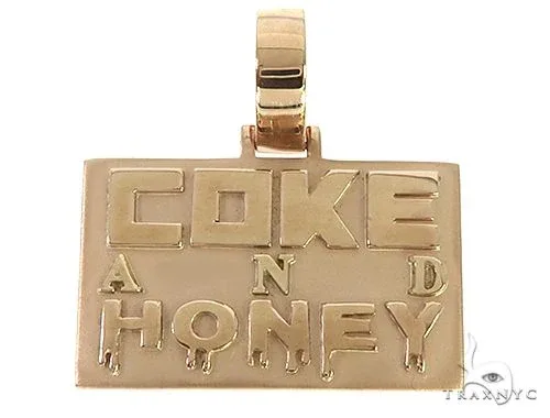 RINA - For Him CUSTOM Custom Made Coke And Honey Pendant 65990 in Rose Gold – Pendant