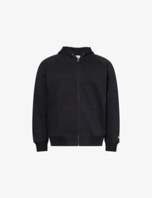 CARHARTT WIP Logo-Embroidered Zip-Up Cotton-Blend Hoody