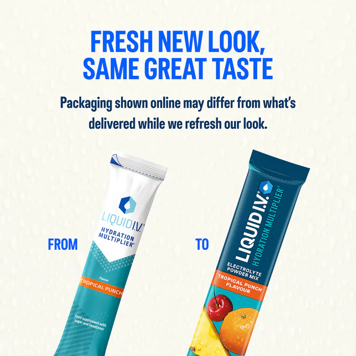 LIQUID I.V Liquid I.V. Hydration Electrolyte Powder Mix Tropical Punch 3 Sachets detail 2