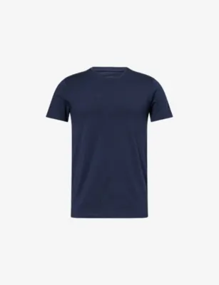 FALKE Daily Comfort Pack of Two Crew-Neck Stretch-Cotton T-Shirts