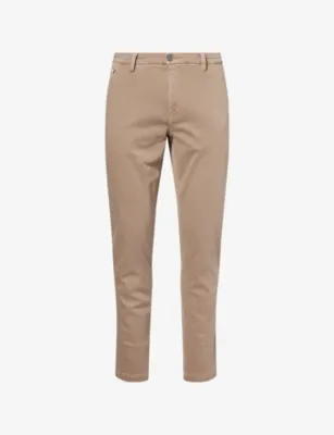 REPLAY Benni Straight-Leg Stretch-Cotton Chinos - Pewter Blue - 32/30 detail 2