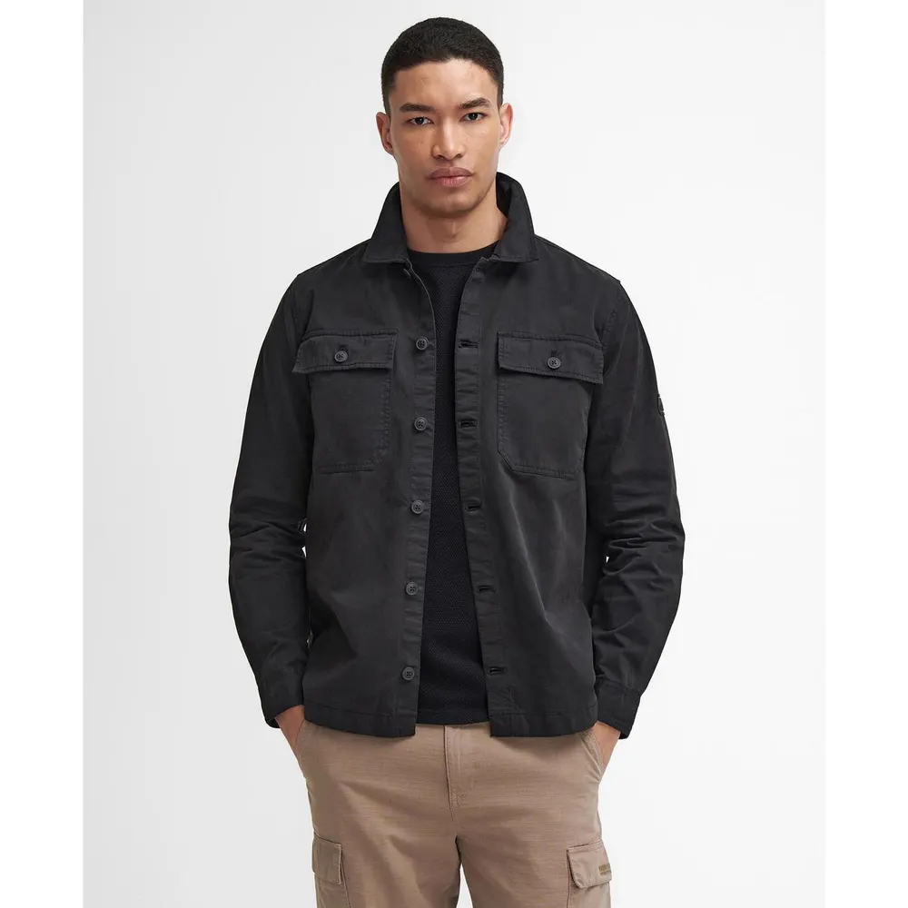 Barbour International Men's Arlo Cotton Long Sleeve Overshirt detail 2