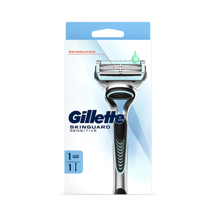 Gillette SkinGuard Sensitive Men’s Razor, 1 Handle, 1 Blade Refills
