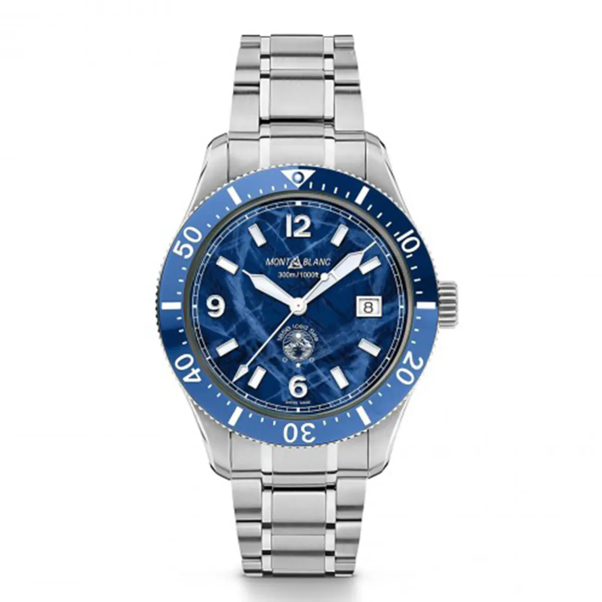 Montblanc 1858 Iced Sea Automatic Date 41mm Mens Watch