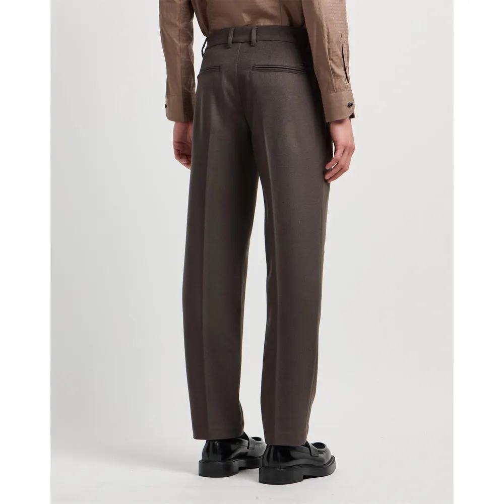 Emporio Armani Men's Slim Fit Tailored Trouser detail 2