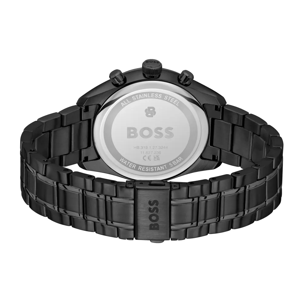 BOSS Grand Prix 44mm Stainless Steel Chronograph Mens Watch in Blue, additional product view 2