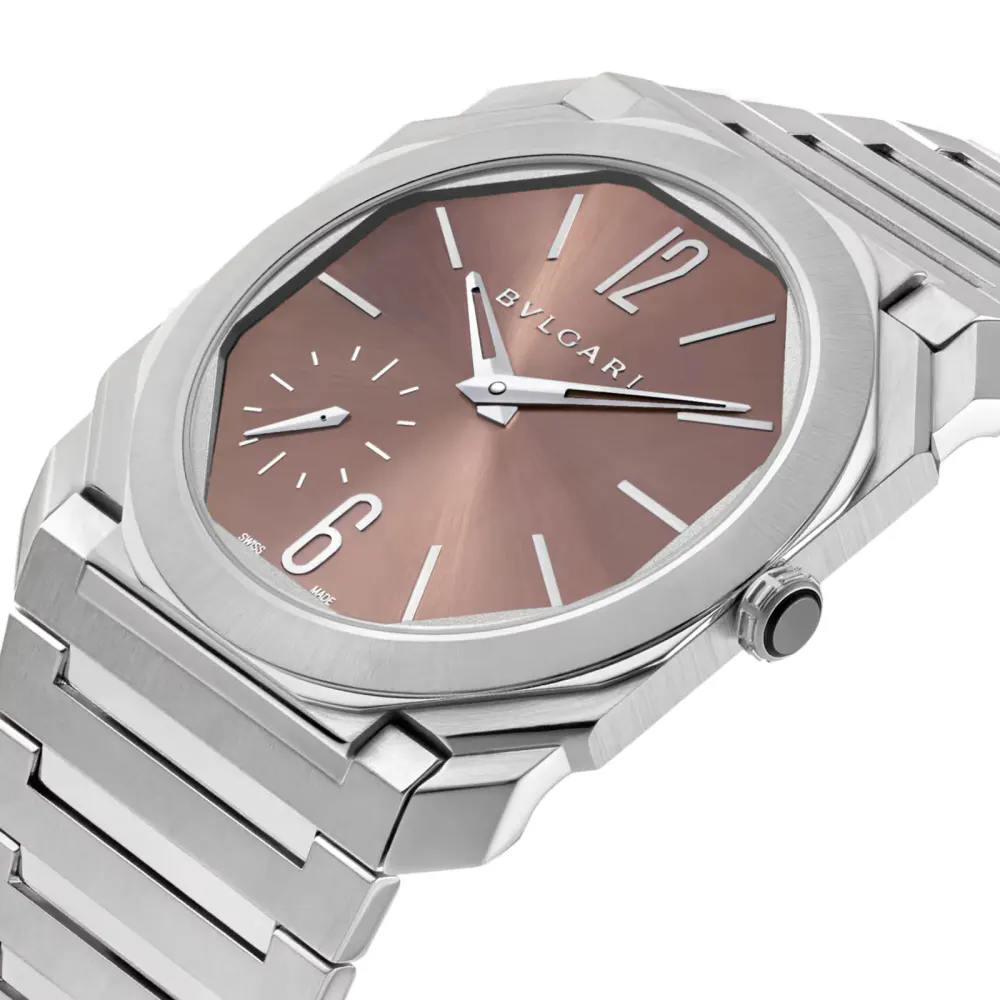 BVLGARI Octo Finissimo 40mm Mens Watch Pink in Pink, additional product view 2