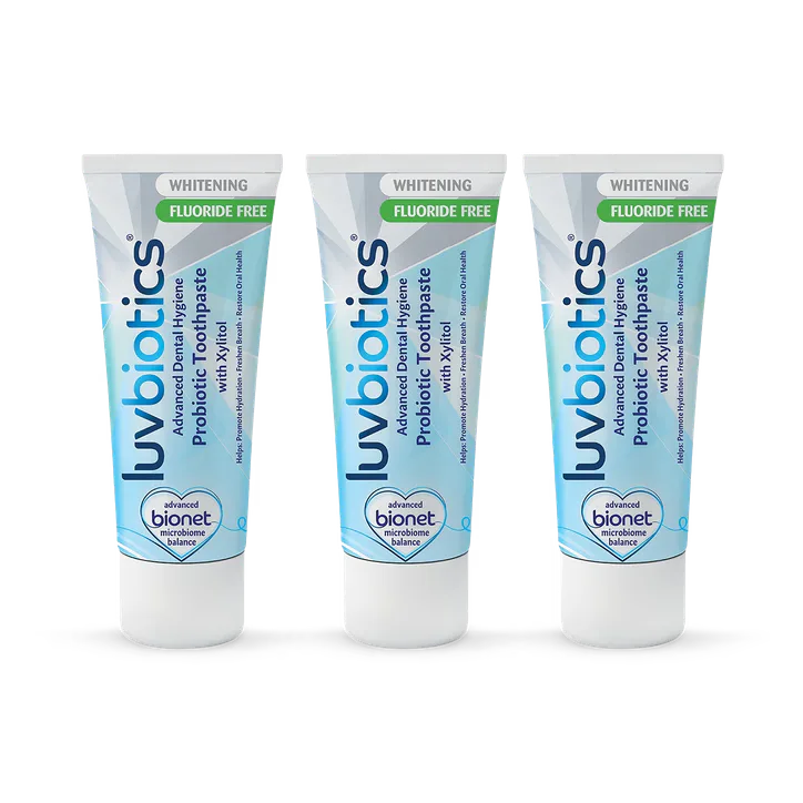 Luvbiotics Probiotic Luvbiotics Fluoride Free Whitening Toothpaste - 3 pack