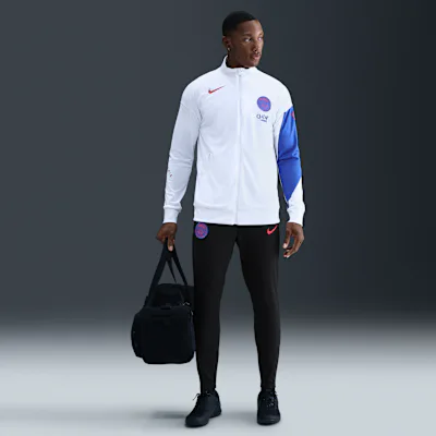 Nike Paris Saint-Germain Strike Third Men's Nike Dri-FIT Total 90 Football Knit Pants - Black/Hyper Royal/Global Red