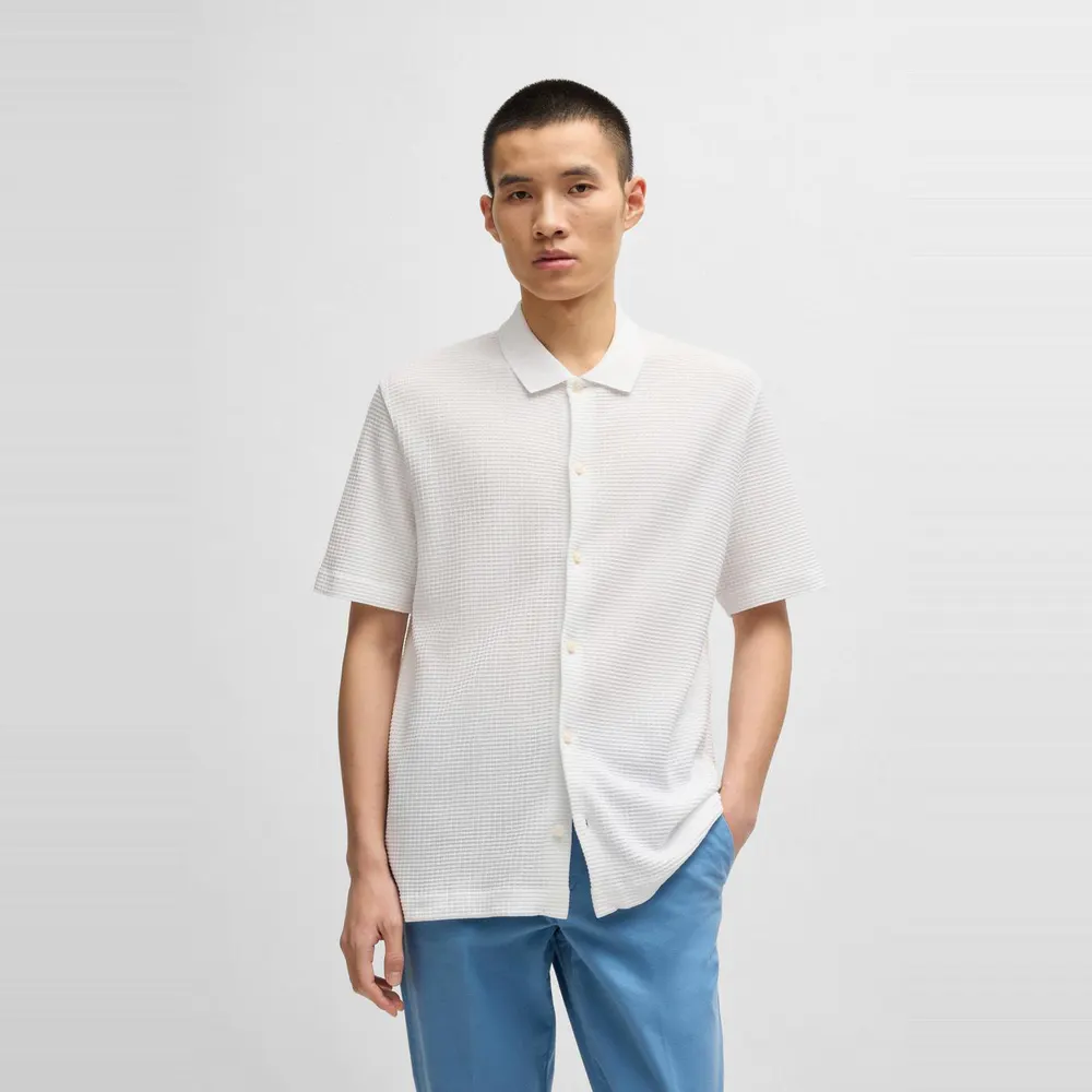 Boss Men's C-Palladio 120 Cotton Short Sleeve Polo Shirt detail 2