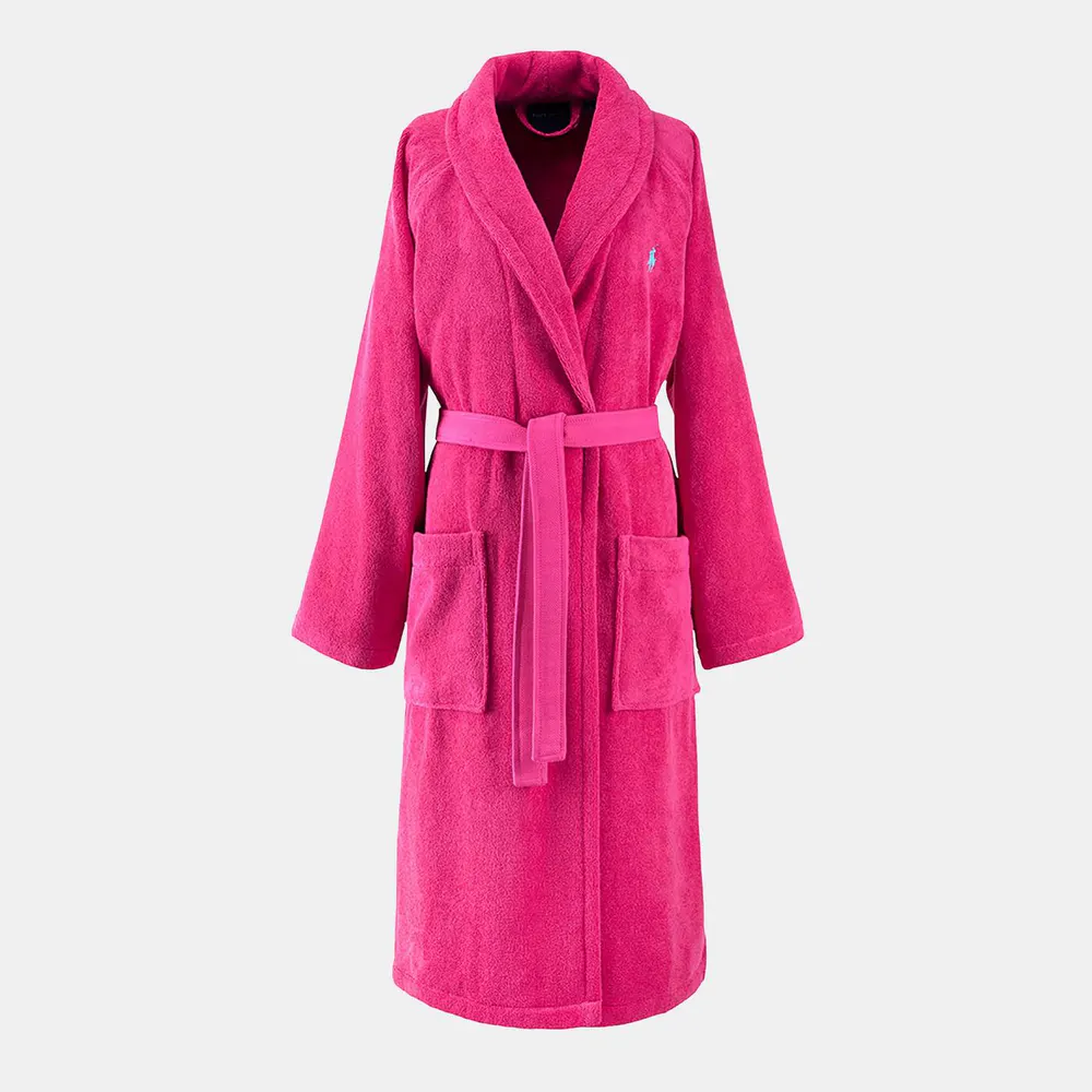 Ralph Lauren Home RL Polo Player Robe in Pink – Clothing