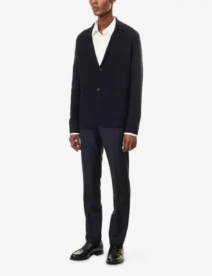 PAUL SMITH Slim-Fit Mid-Rise Wool and Mohair-Blend Suit Trousers detail 2