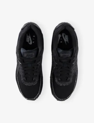 For Him Air Max 90 Leather Trainers - 10.5 in DENIM BLACK COOL GREY IN, additional product view 2