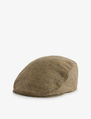 DENTS Manorbrook Herringbone Tweed Cap - M