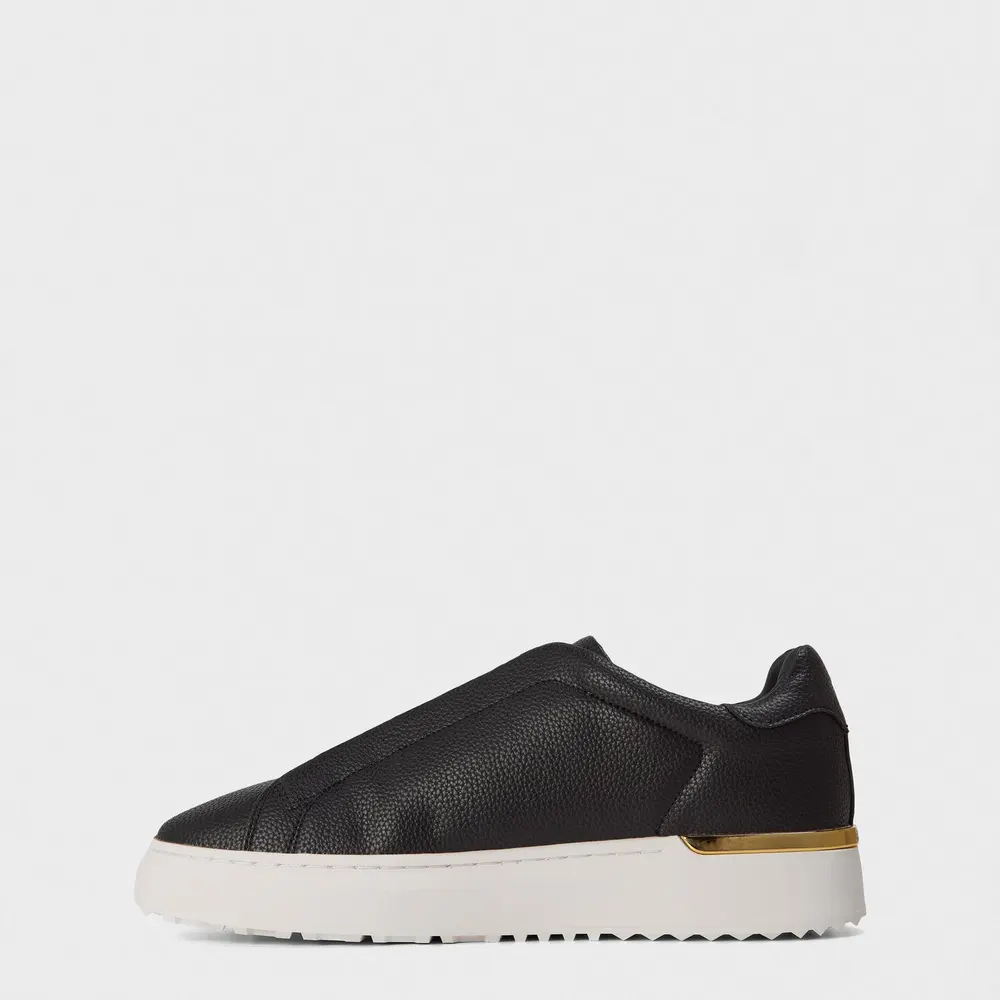 Mallet Grftr Elast Trainers in Black/White, additional product view 2