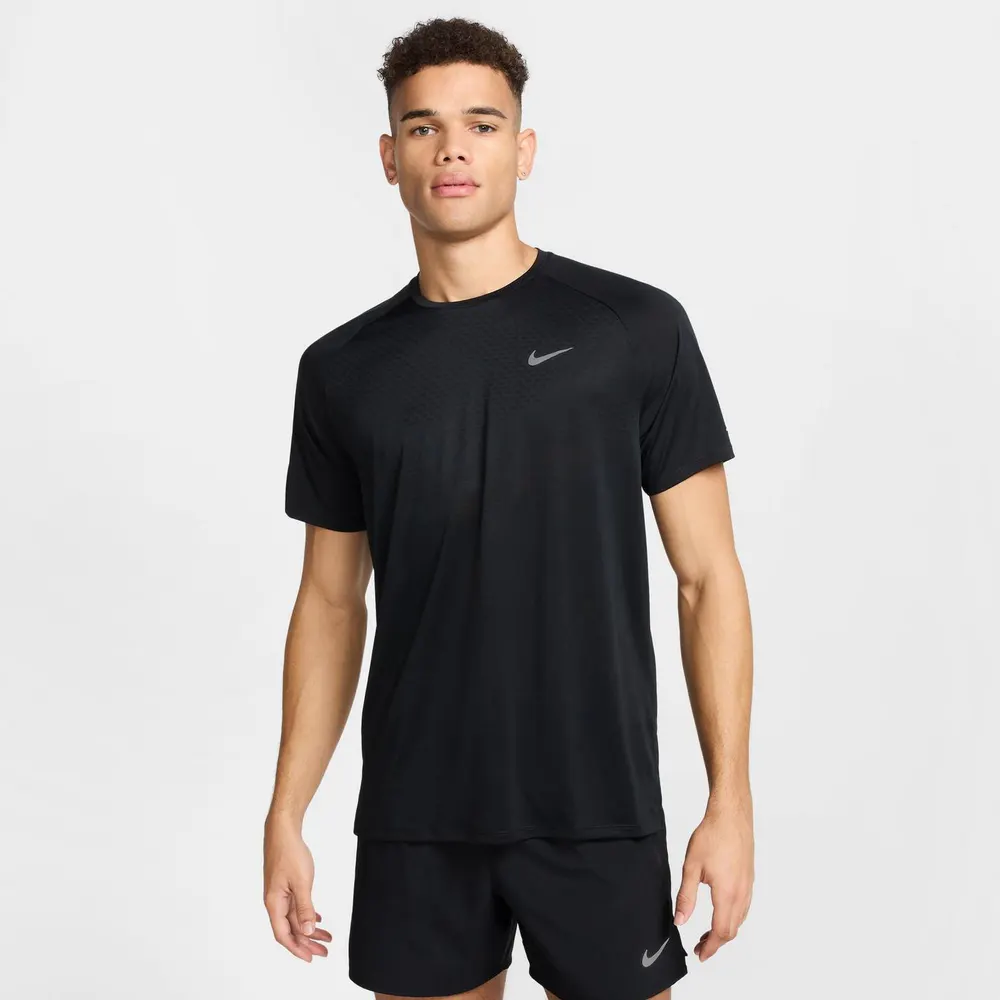 Nike Mens Nike Stride Short Sleeve Performance T-Shirt detail 3