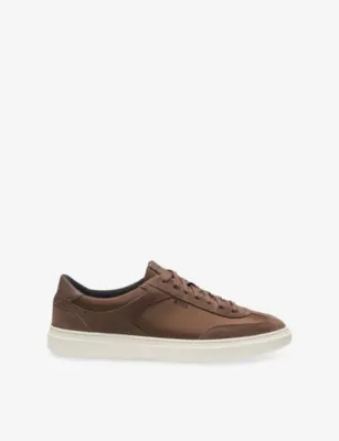 BOSS Branded Suede and Leather Trainers - EUR 41 / 7 UK MEN
