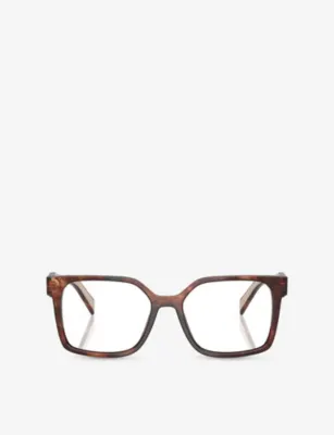 PRADA PR B03V Rectangle-Frame Acetate Optical Glasses