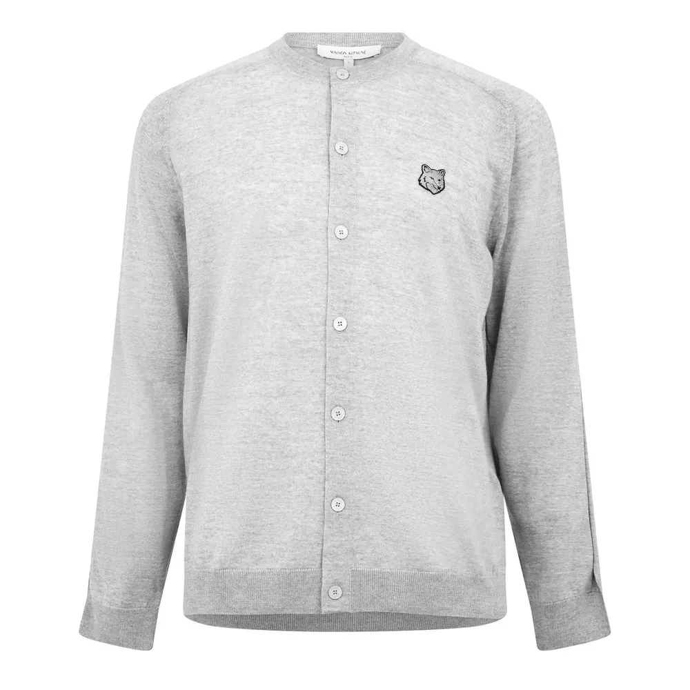 Maison Kitsune Men's Fox Fine Merino Cardigan