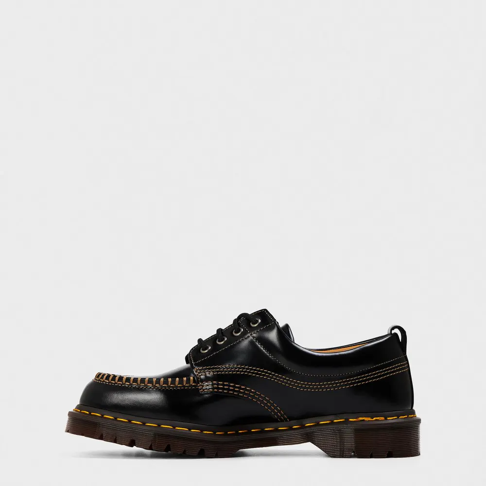 Dr Martens Lowell Moc Toe Shoe in Black, additional product view 2