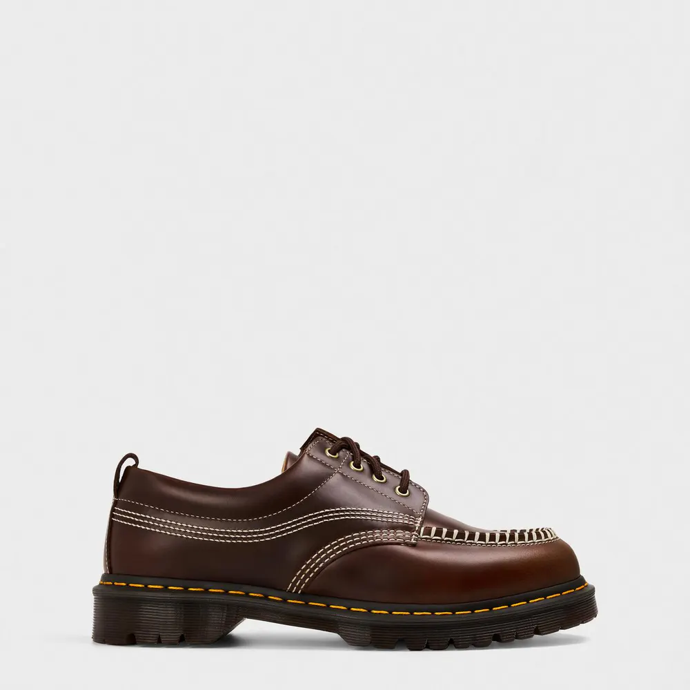 Dr Martens Lowell Moc Toe Shoe in Butterscotch – Footwear