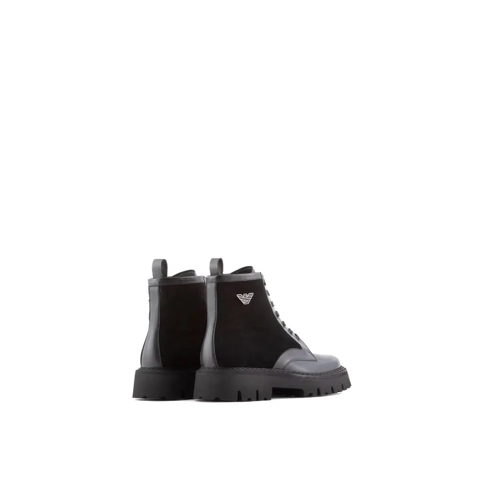 Emporio Armani Boots in Black, additional product view 3