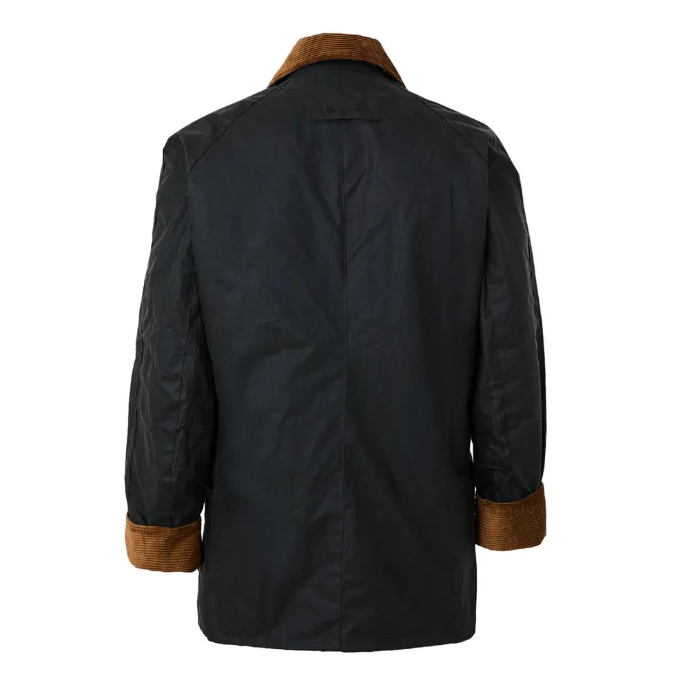 Barbour Men's Icons Ashby Waxed Barn Jacket detail 2