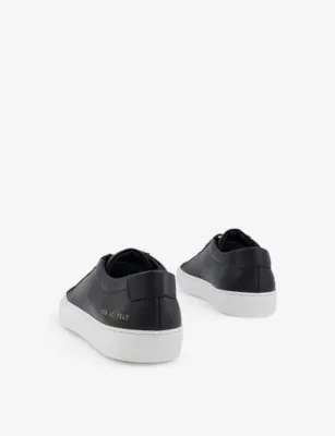 COMMON PROJECTS Achilles leather low-top trainers - EUR 43 / 9 UK MEN in BLACK WHITE LEATHER, additional product view 3