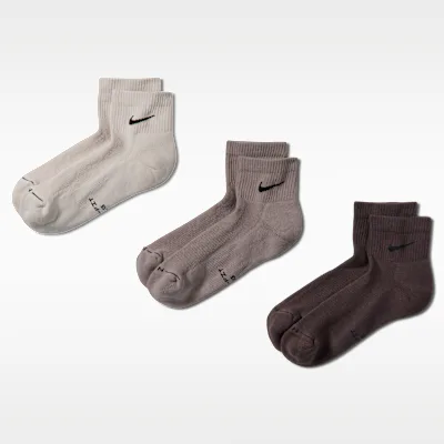 Nike Everyday Elevated Ankle Socks (3 Pairs) - Multi-Colour