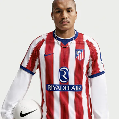 Nike Atlético Madrid 2026/27 Stadium Home Men's Nike Dri-FIT Football Replica Jersey - White/University Red/Deep Royal Blue/Deep Royal Blue