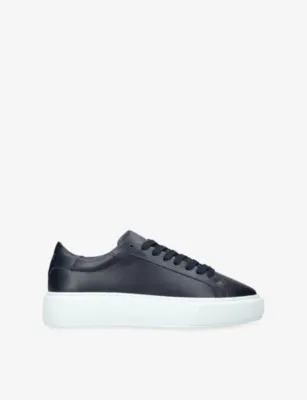 ARNE Essential Leather Trainers - EUR 45 / 11 UK MEN in Navy – Mens | Trainers | Lace up trainers