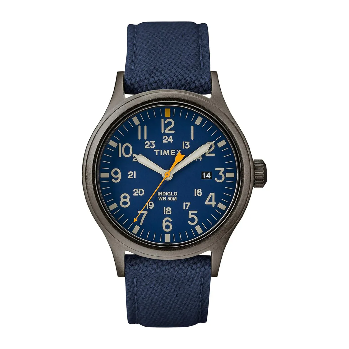 Timex Allied Quartz Blue Dial 38mm Mens Watch