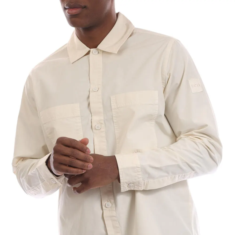 Boss Men's Locky M Long Sleeve Oxford Shirt detail 3