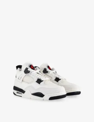 JORDAN Air Jordan 4 Retro Leather and Mesh Trainers - 11.5 detail 3