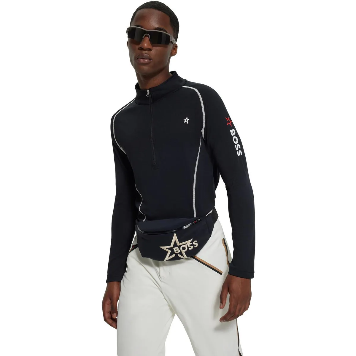 Boss Men's Quarter-Zip Fleece