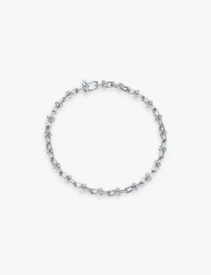 TIFFANY & CO Tiffany HardWear sterling-silver link bracelet - S