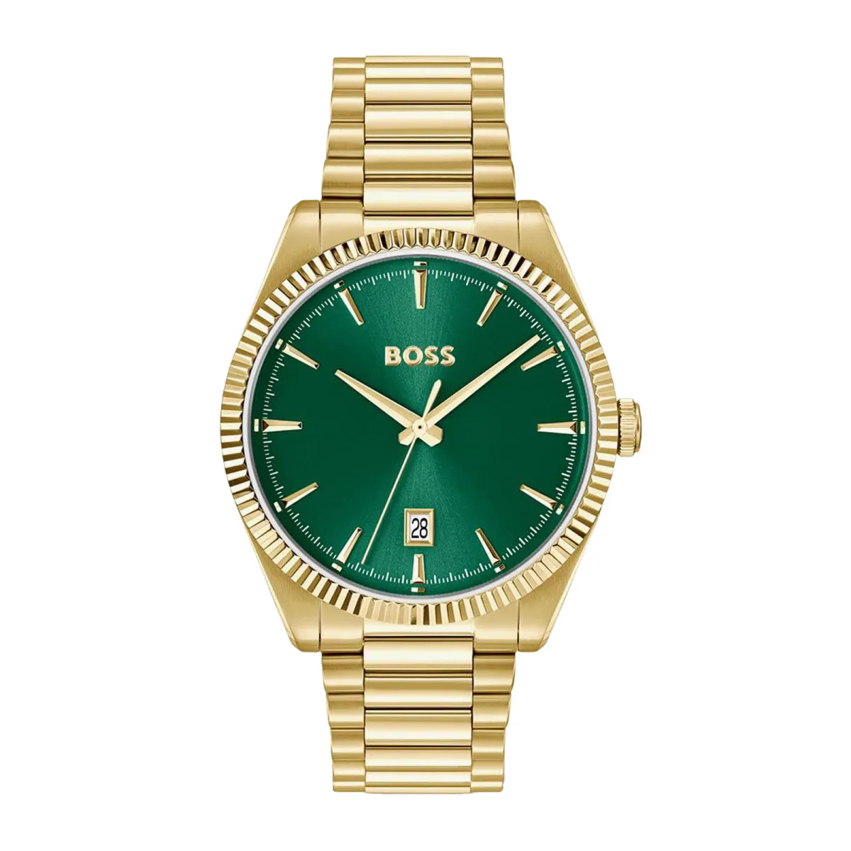 BOSS Langford 39mm Green Mens Watch