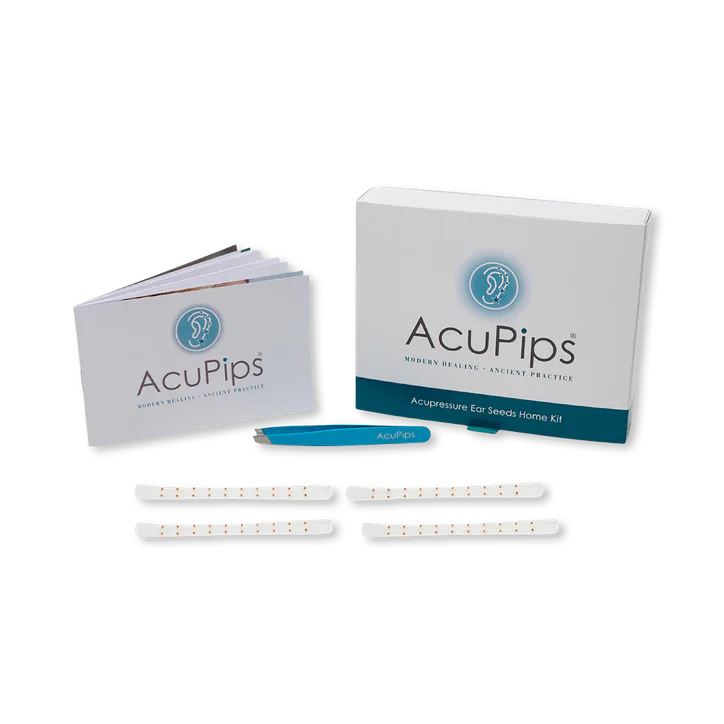 AcuPips Ear Seed Kit for Everyday Wellbeing - 80 Rose Gold Ear Seeds