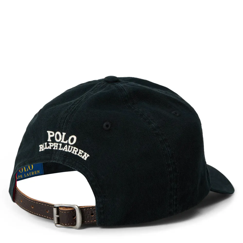 Polo Ralph Lauren Bear Cotton Twill Baseball Cap detail 2