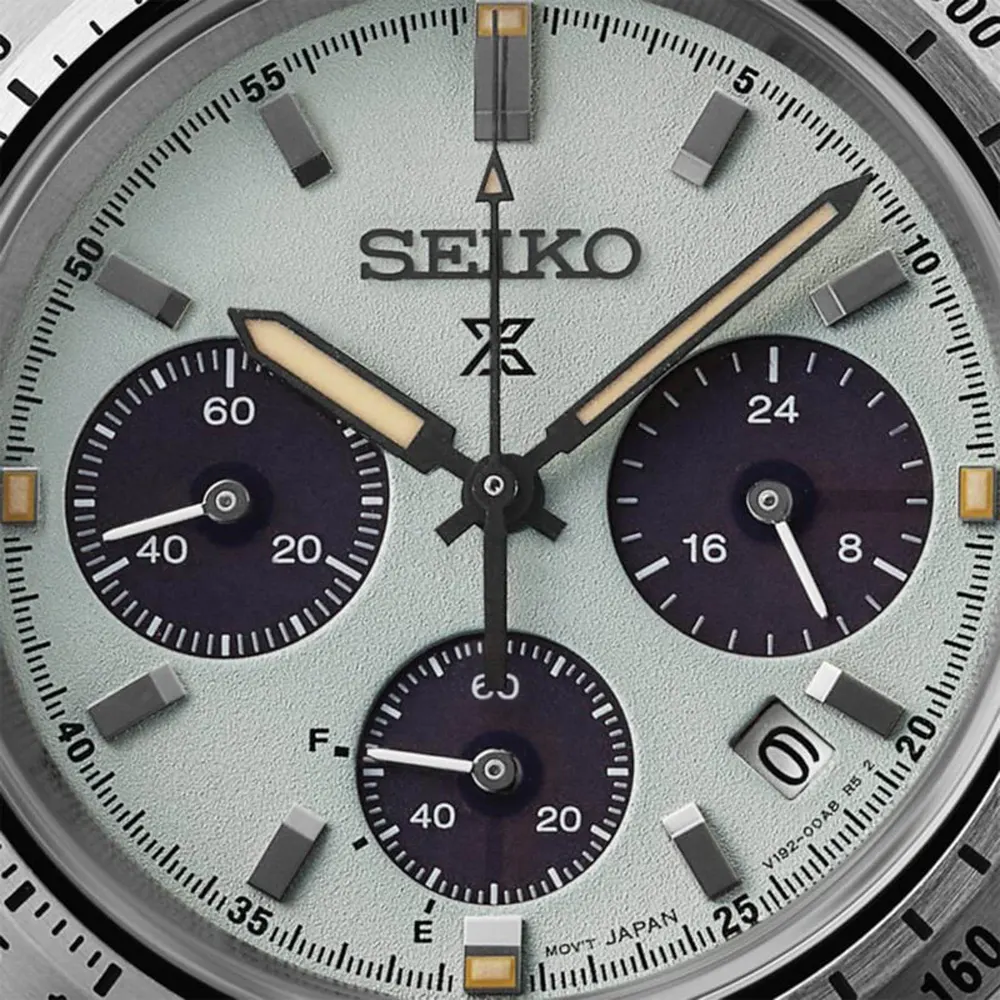 Seiko Prospex Speedtimer ‘Youngtimer’ 39mm Mens Watch Green in Green, additional product view 2