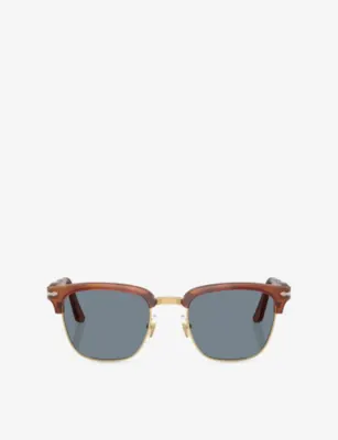 PERSOL PO3375S Square-Frame Acetate Sunglasses