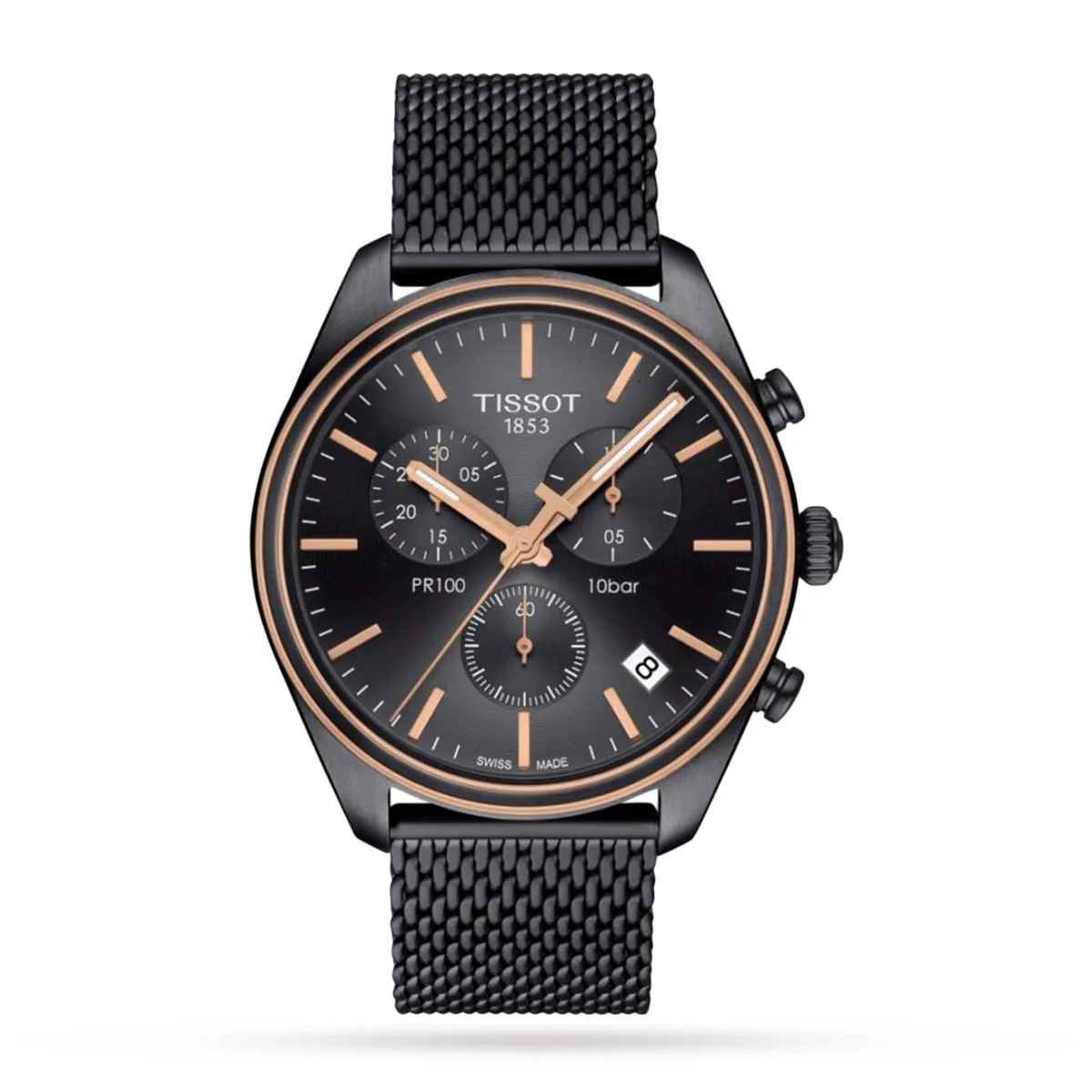 Tissot PR 100 41mm Mens Watch Black