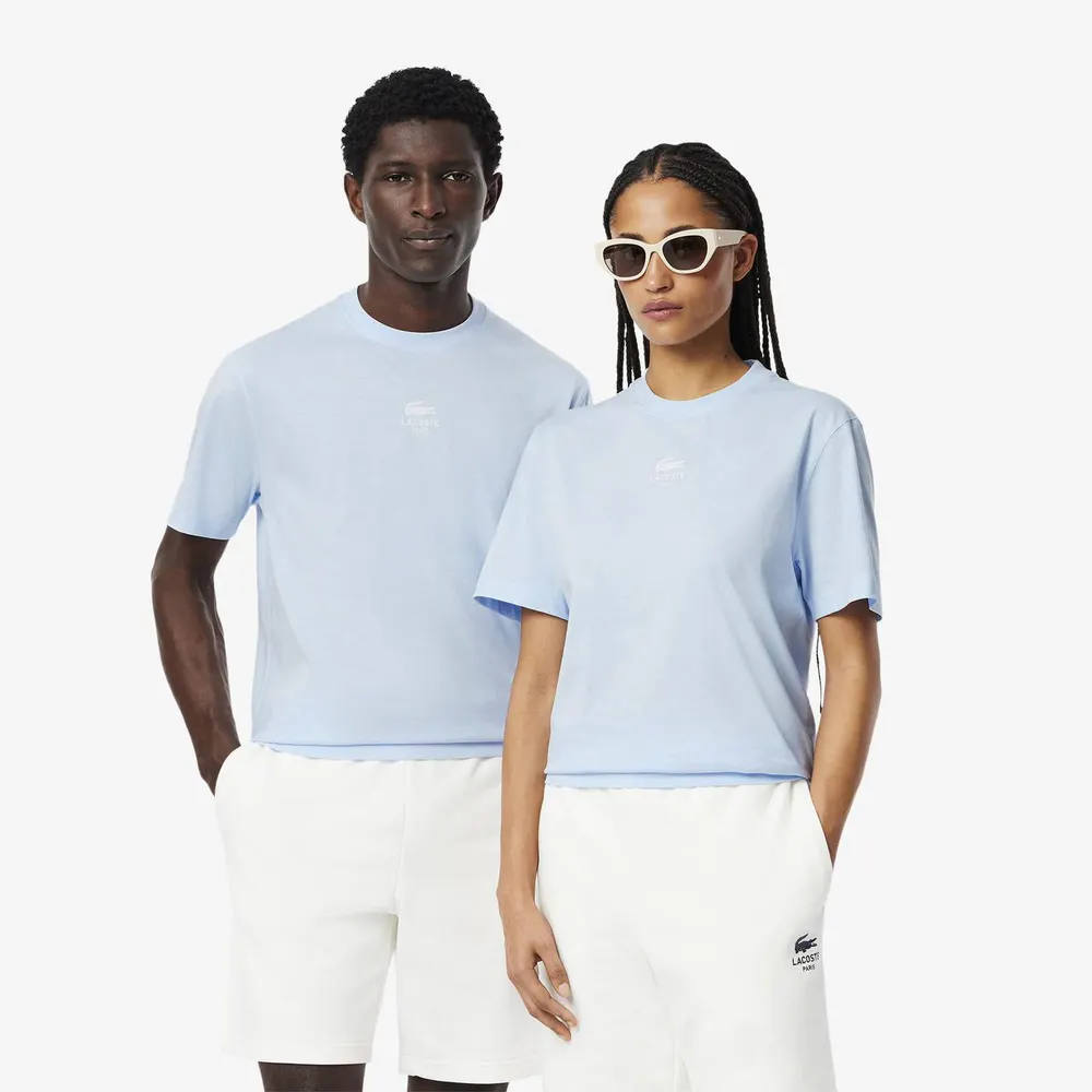 Lacoste Signature Print Cotton T-Shirt detail 3