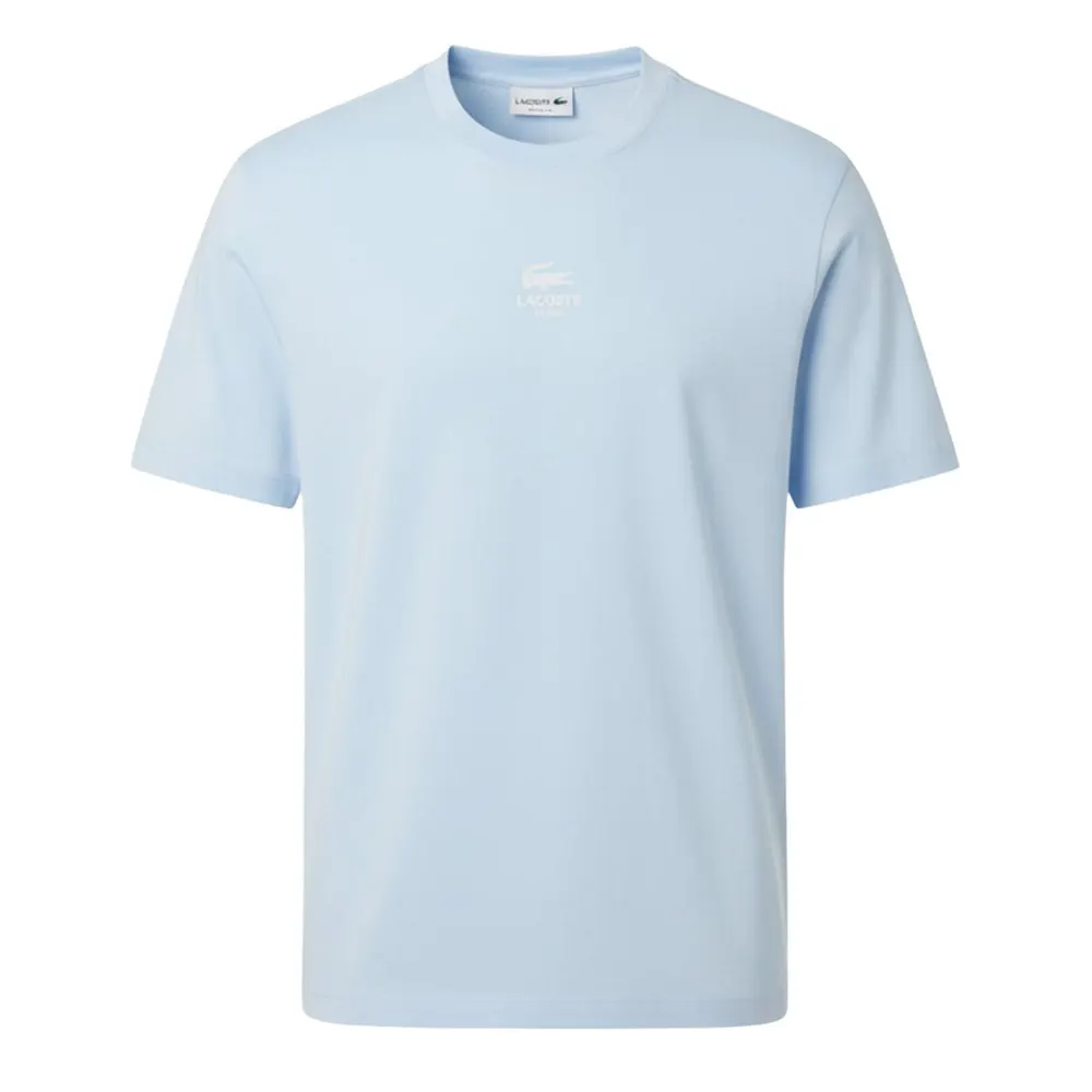 Lacoste Signature Print Cotton T-Shirt