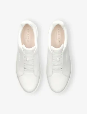 COLE HAAN GrandPrø Luxe Leather Low-Top Trainers - EUR 41 / 7 UK MEN in White, additional product view 2