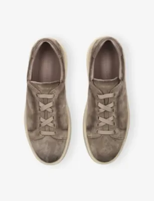 OFFICINE CREATIVE Slouch Suede Trainers - EUR 44 / 10 UK MEN in GREY/LIGHT, additional product view 2