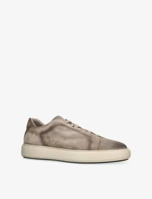 OFFICINE CREATIVE Slouch Suede Trainers - EUR 44 / 10 UK MEN in GREY/LIGHT, additional product view 3